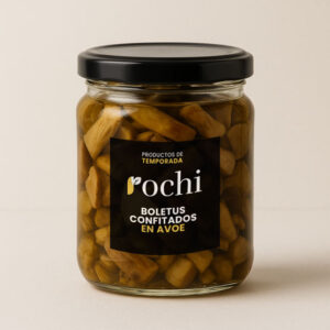 Boletus confitados en aceite de oliva virgen extra